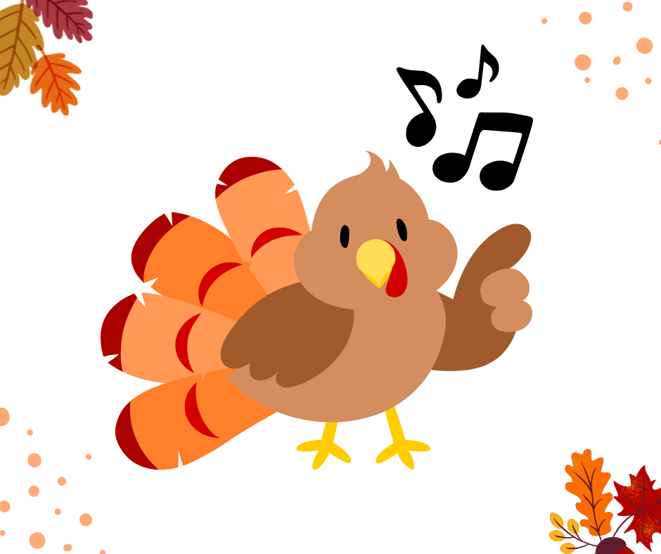 New thanksgiving theme for early childhood music classes. 